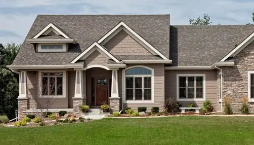 Siding by the Best - newly installed siding and roof on home